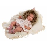 Llorens 74022 NEW BORN - realistick panenka miminko se zvuky a mkkm ltkovm tlem 42cm